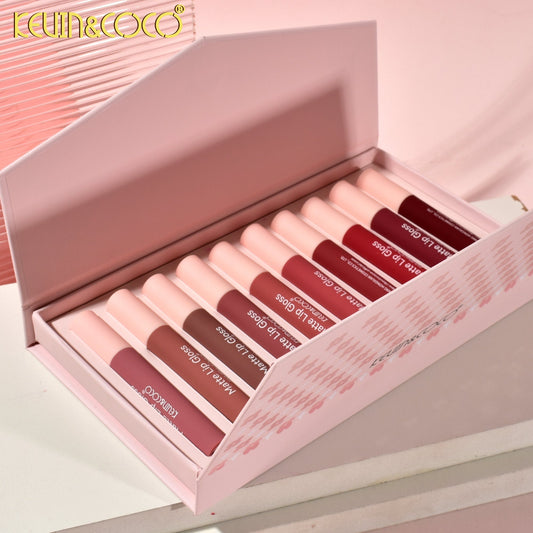Kevin & Coco Beautiful Energy Lip Gloss Display Set - 8 PCS (KC246427)