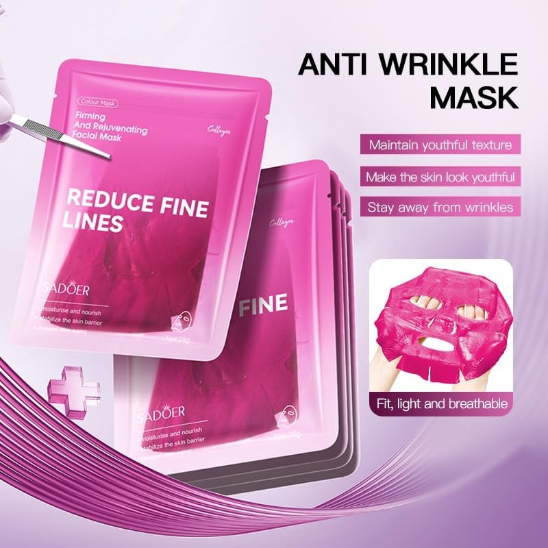 Sadoer Facial Pack Of 5 Face Mask
