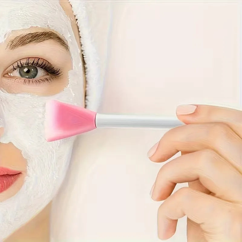 Bear-Shaped 2-in-1 Facial Cleansing Brush & Mask Applicator