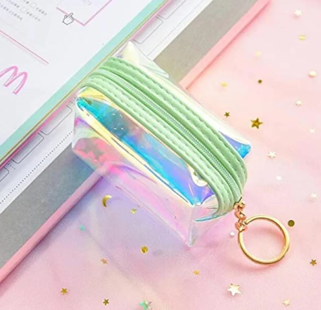 Holographic Glitter Multi-Purpose Pouch & Earphone Case Random Character