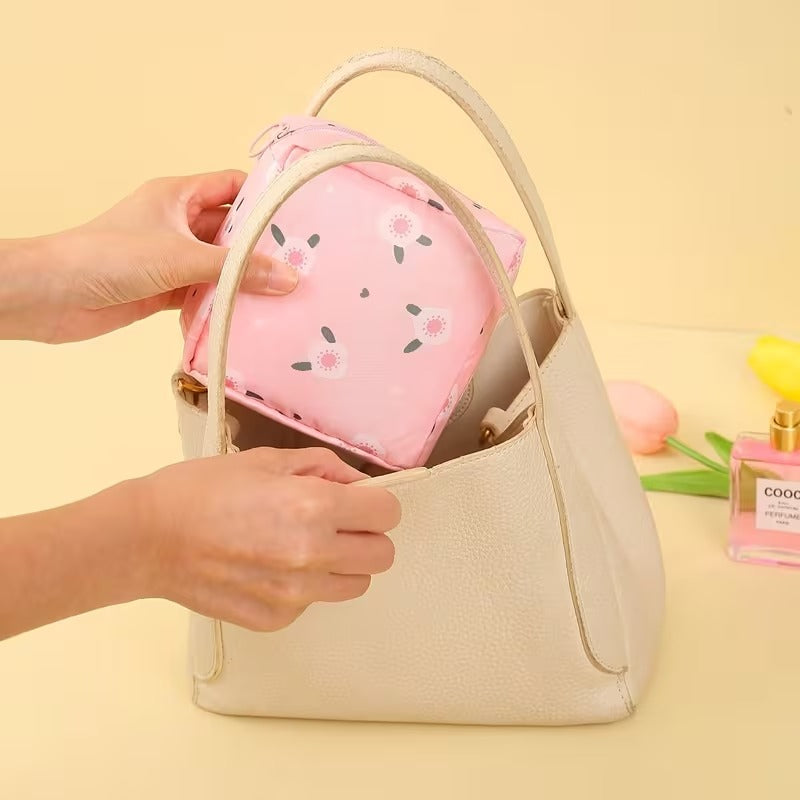 Portable Sanitary Organizer – Women's Travel Mini Pouch