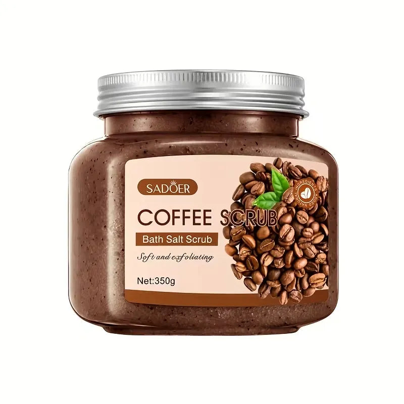 Sadoer Coffee Bath Salt Scrub Exfoliating Body Scrub
