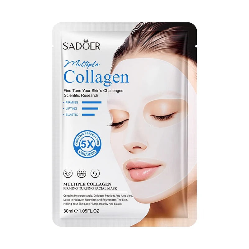 SADOER Multiple Collagen Firming Nursing Facial Sheet Mask 30ml