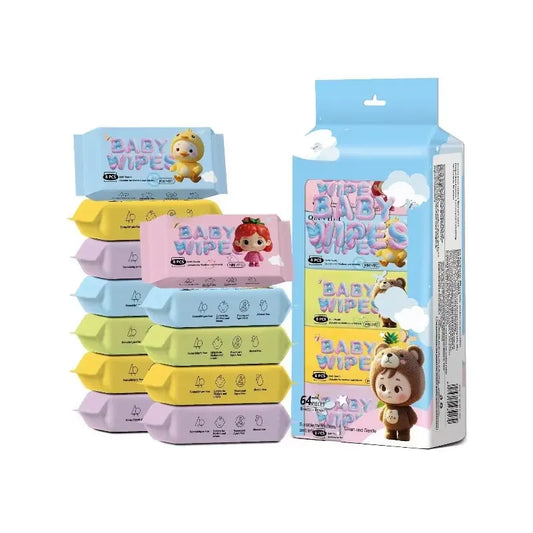Qianhui Portable Mini Wet Wipes for Infants & Children