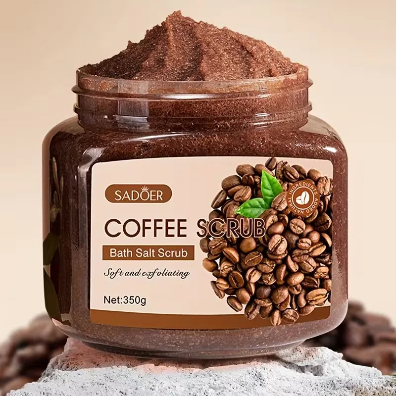 Sadoer Coffee Bath Salt Scrub Exfoliating Body Scrub