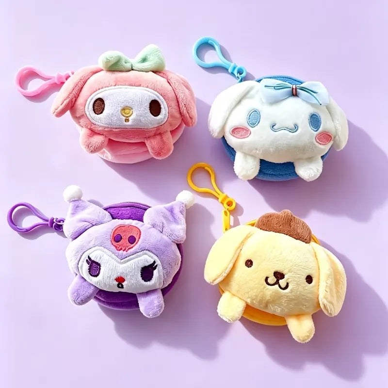 Sanrio Plush Coin Purse & Mini Earphone Pouch