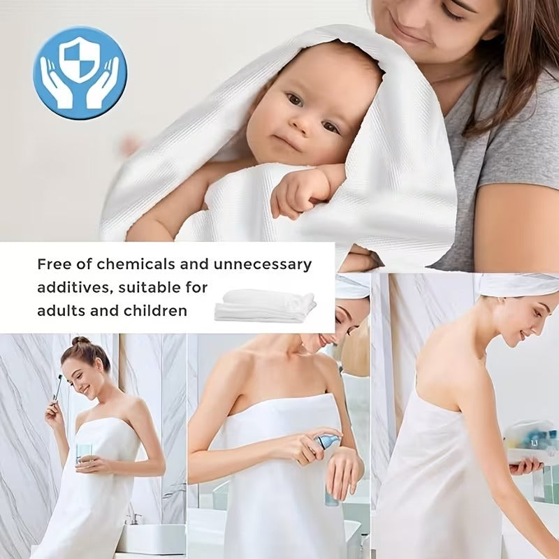 Compressed Disposable Bath Towel – Portable, Hypoallergenic & Expandable