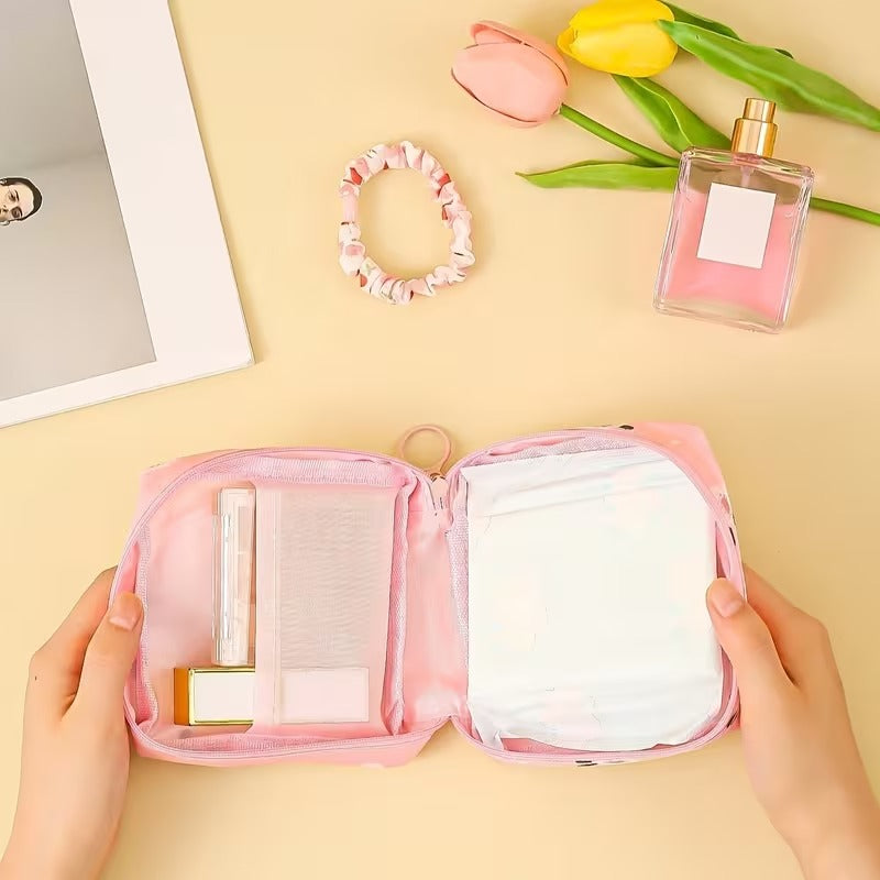 Portable Sanitary Organizer – Women's Travel Mini Pouch
