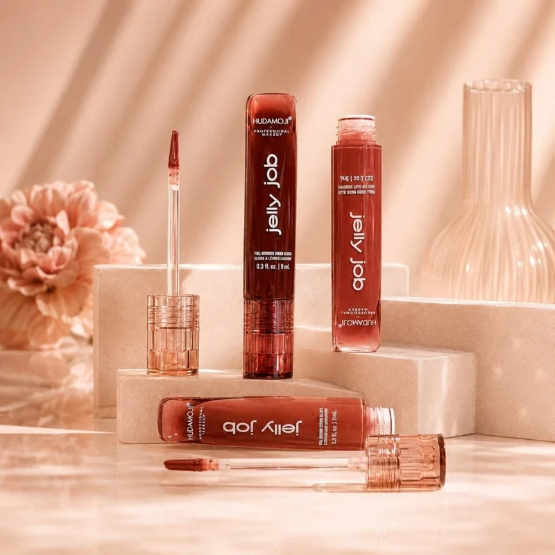 Hudamoji Jelly Job Lip Gloss – Glossy & Hydrating Lip Color