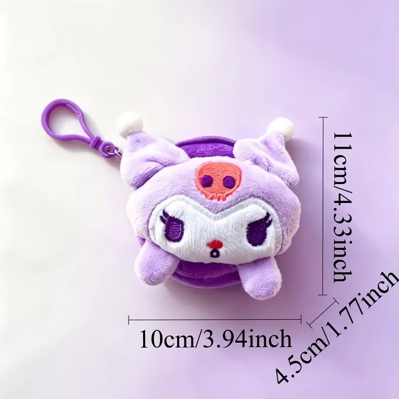 Sanrio Plush Coin Purse & Mini Earphone Pouch