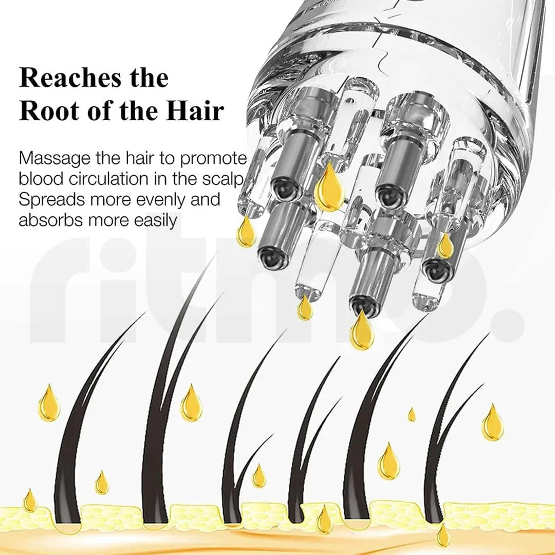Hair Oil Scalp Applicator Bottle Scalp Massager