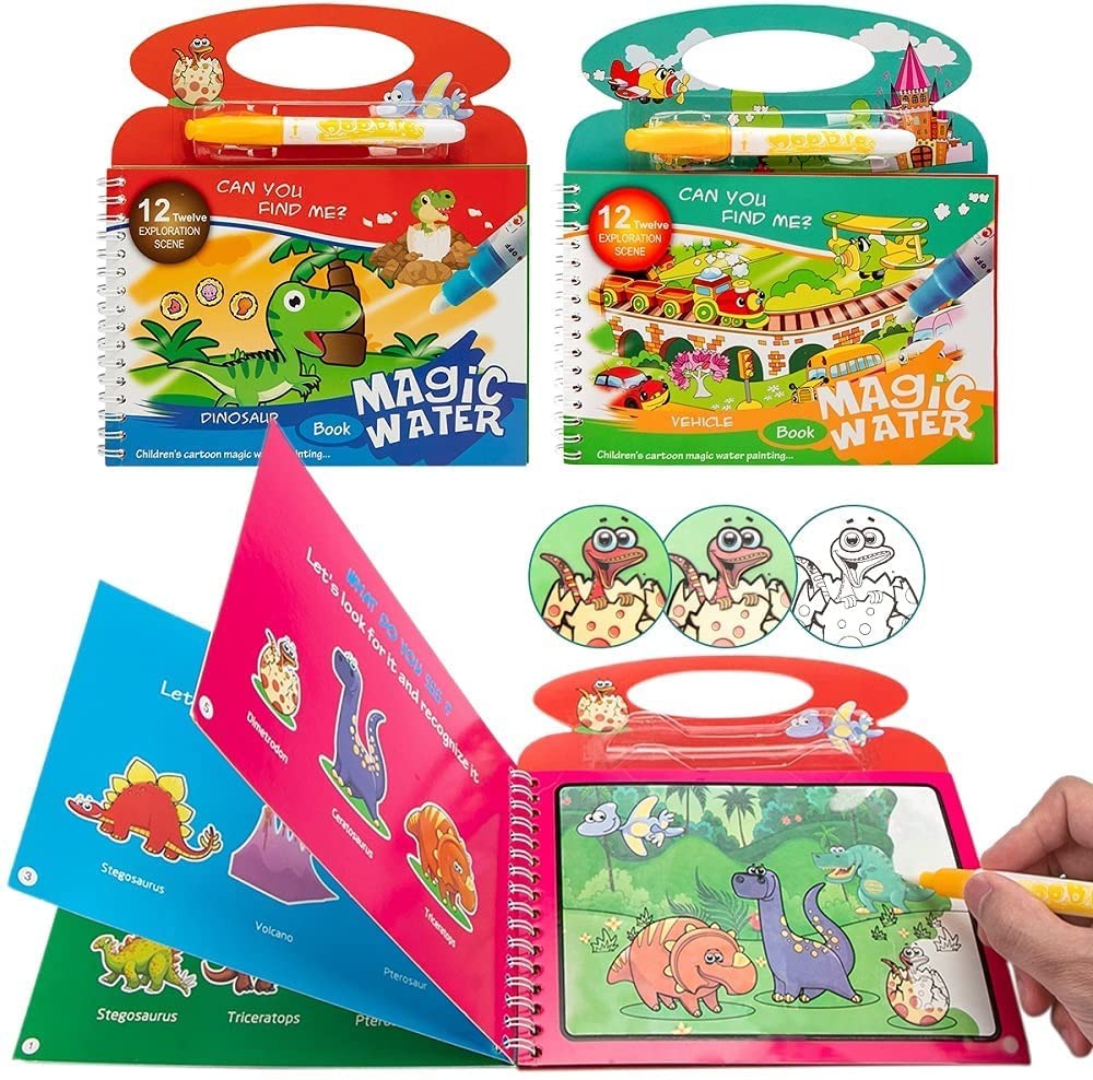 Magic  Water Book for Kids Reusable Drawing Books Coloring Doodle Board
