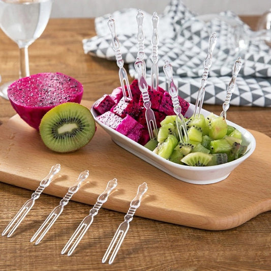 Plastic Fruit Forks 50 Pcs For Party