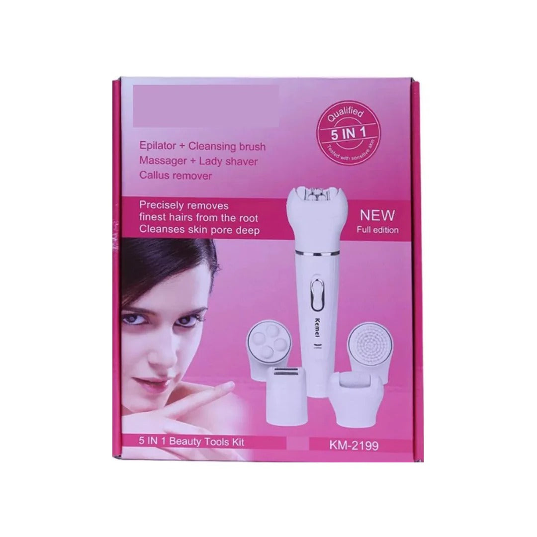 KEMEI 5 In 1h Hair Removal I Tools Kit