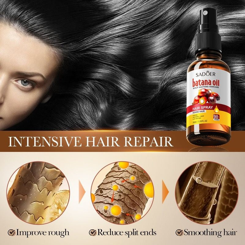 Sadoer Batana Oil Hair Spray | Scalp Soothing Dense Hair Serum 30ml