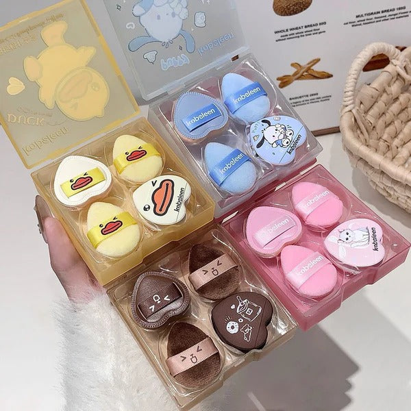 Kobeleen Puff Finger Tip Make Up 5pc Box (Random Color)