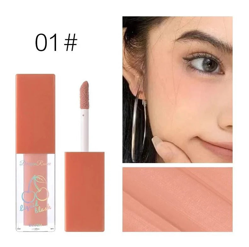 Dragon Ranee 4pcs Fruit Juice Natural Shiny Liquid Blush Set