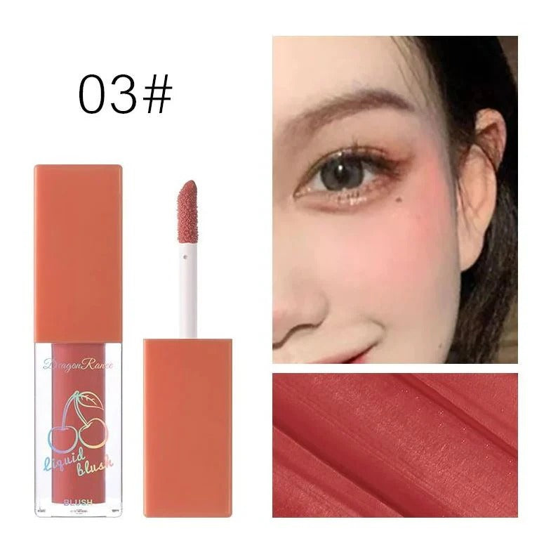 Dragon Ranee 4pcs Fruit Juice Natural Shiny Liquid Blush Set