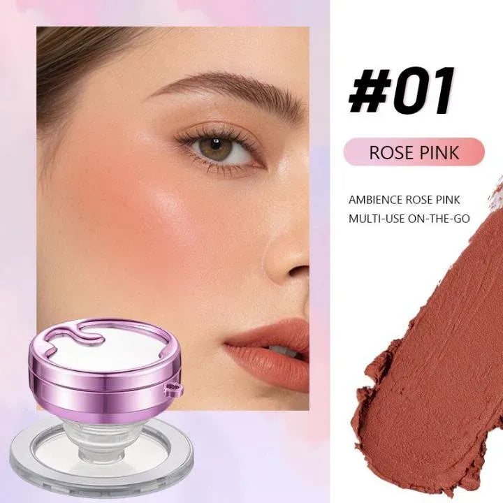 HUES QUEEN 2-in-1 Lip & Cheek Cream Blush HQ0115