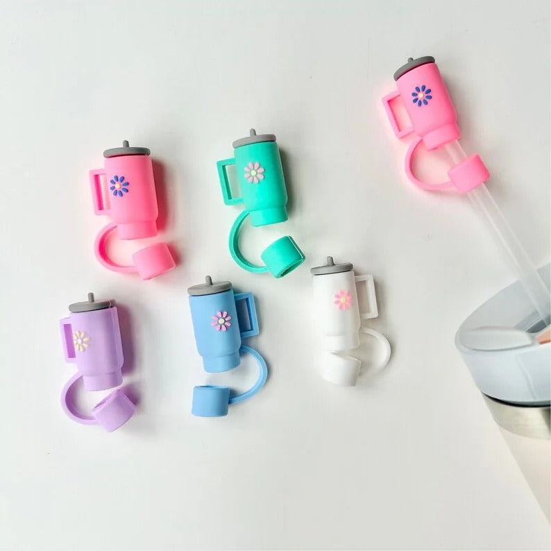 Bow Straw Covers Cap Toppers (Random Design)