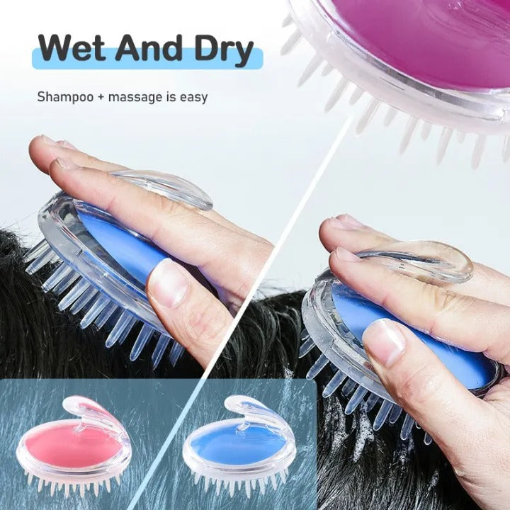 Scalp Massager Shampoo Brush – Anti-Dandruff Hair Scrubber for Healthy Scalp