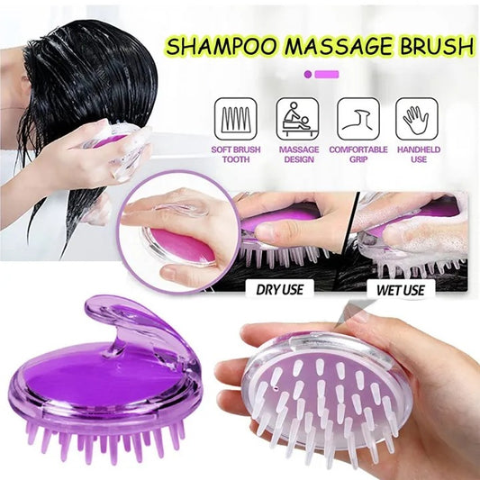 Scalp Massager Shampoo Brush – Anti-Dandruff Hair Scrubber for Healthy Scalp