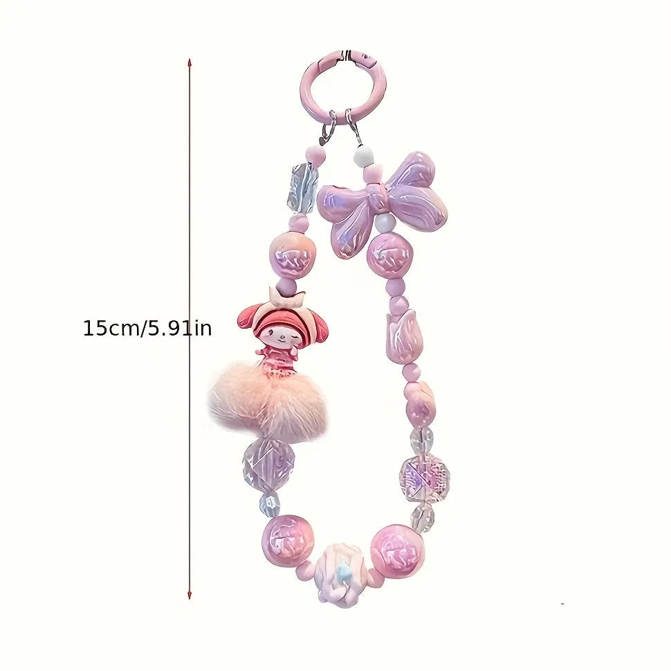 Sanrio & Kuromi Plush Phone Strap Charm