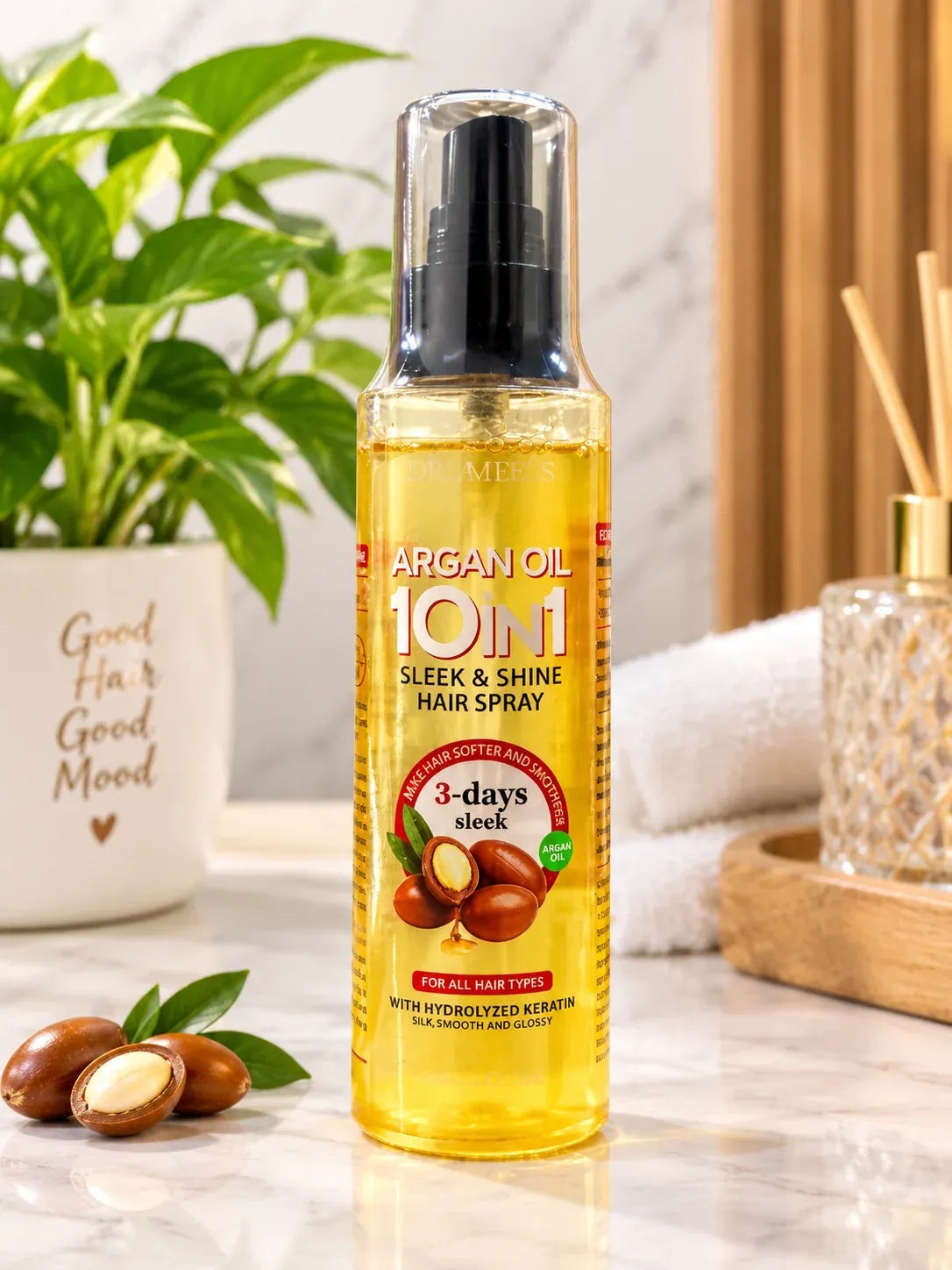 Kormesic Argan Oil 10-in-1 Sleek & Shine Hair Spray