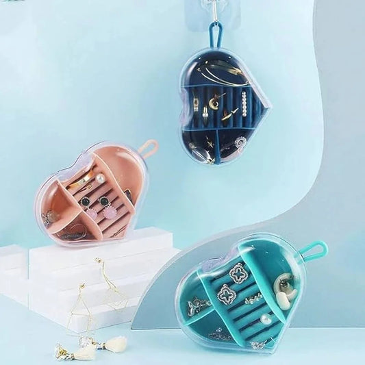 Acrylic Heart Shape Jewelry Organizer