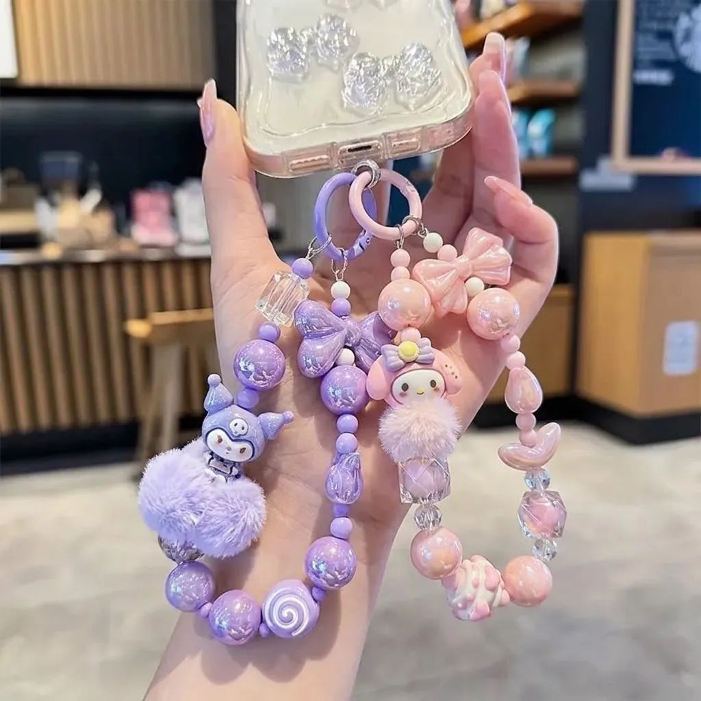 Sanrio & Kuromi Plush Phone Strap Charm