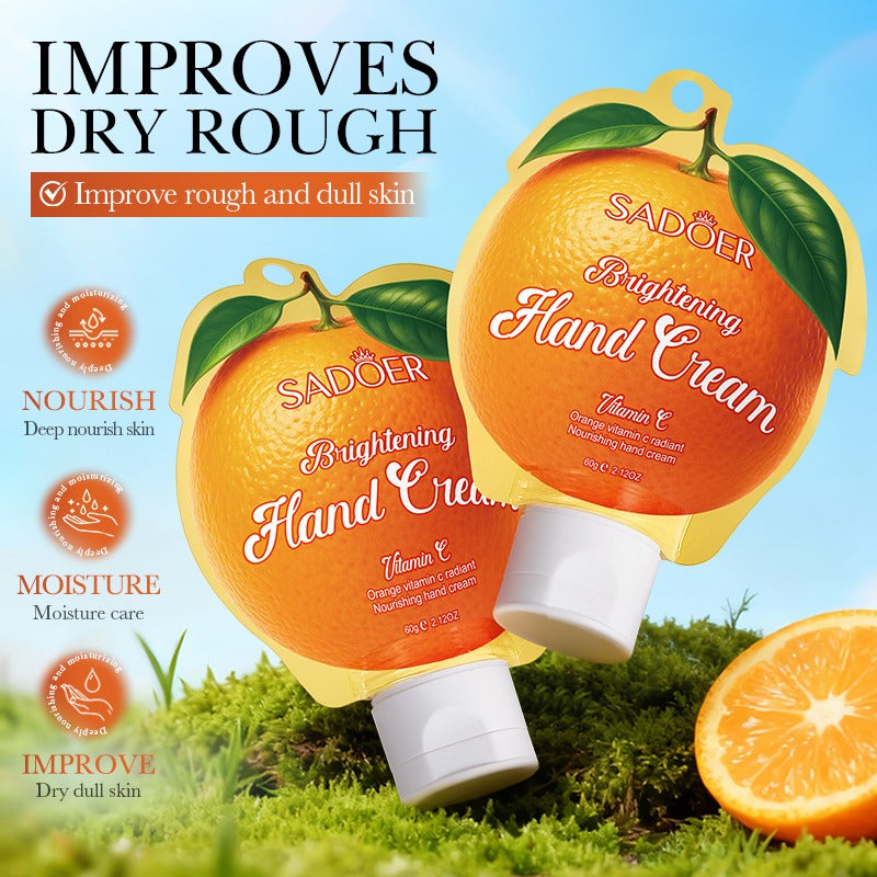 SADOER Fruit Hand Cream – Moisturizing & Nourishing Repair for Dry, Cracked Hands | 60g