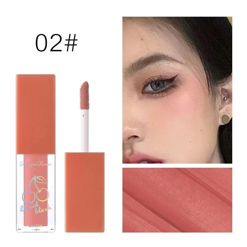 Dragon Ranee 4pcs Fruit Juice Natural Shiny Liquid Blush Set