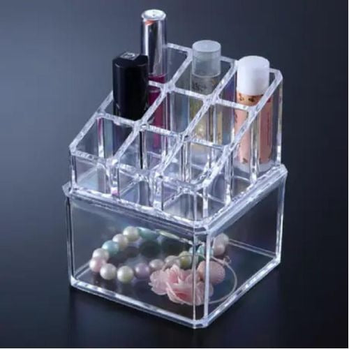 9 Grid 2 Layer Acrylic Cosmetics Organizer