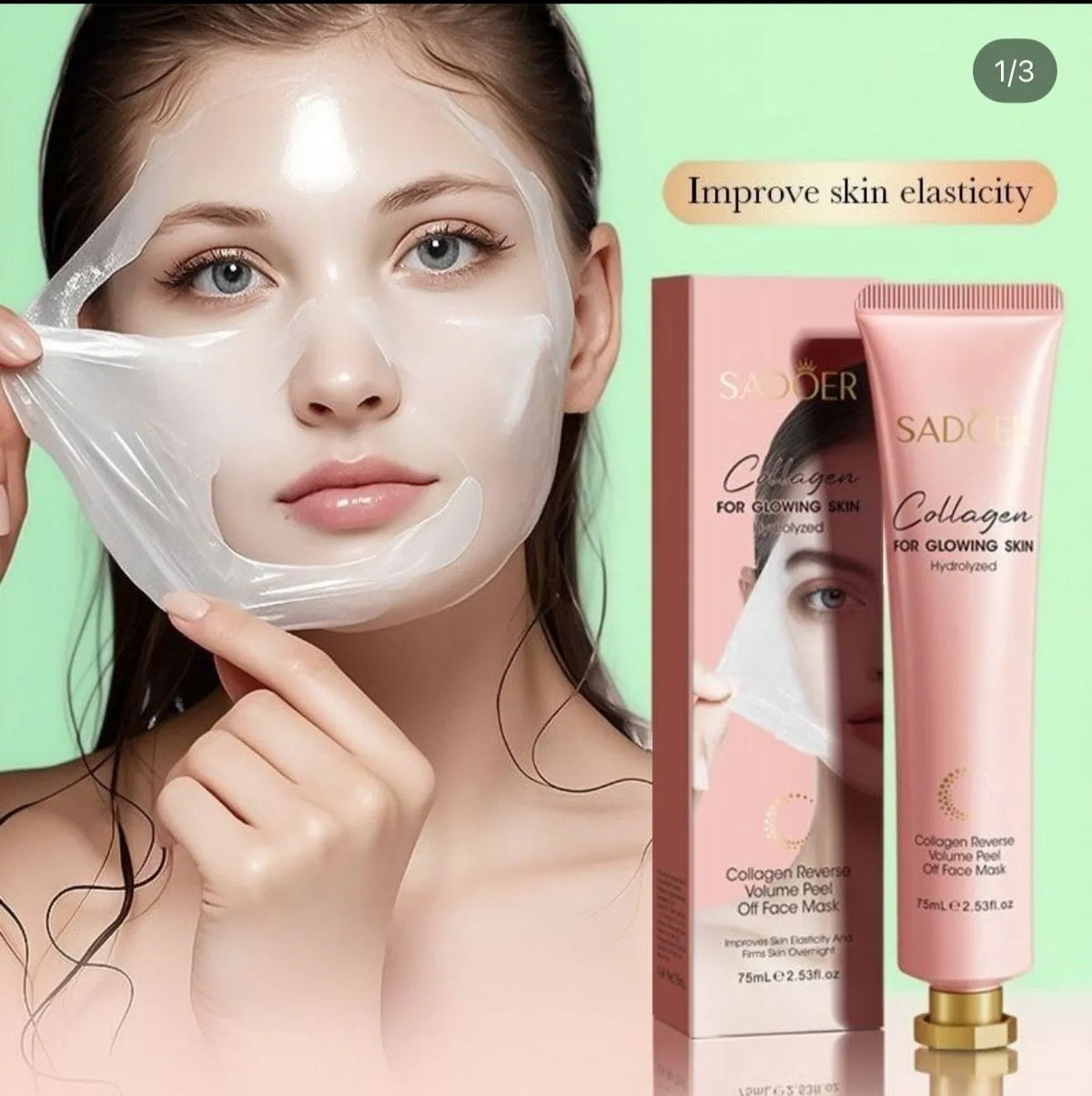 Sadoer Collagen Reverse Volume Peel-Off Face Mask