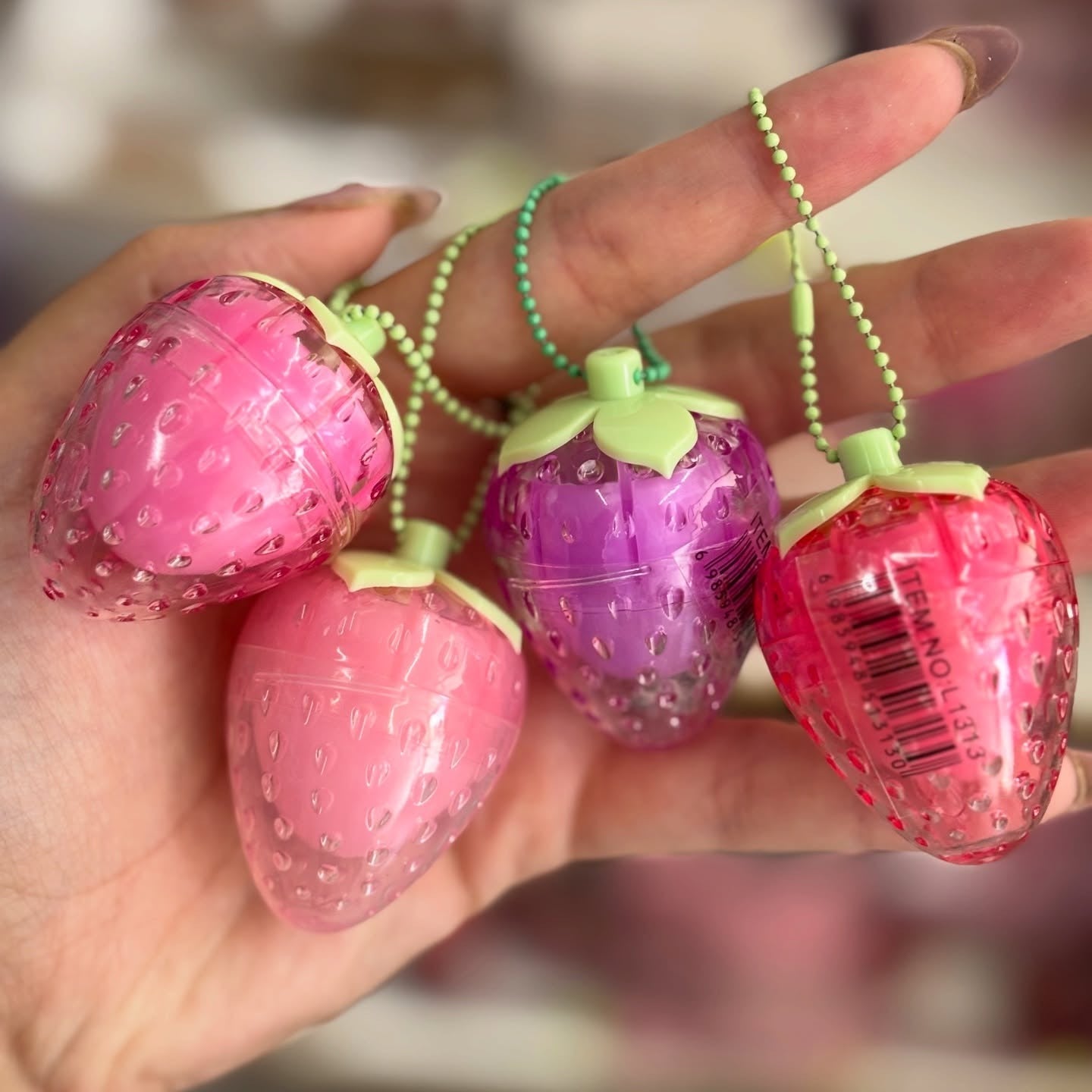 Holographic Cute Strawberry Deal