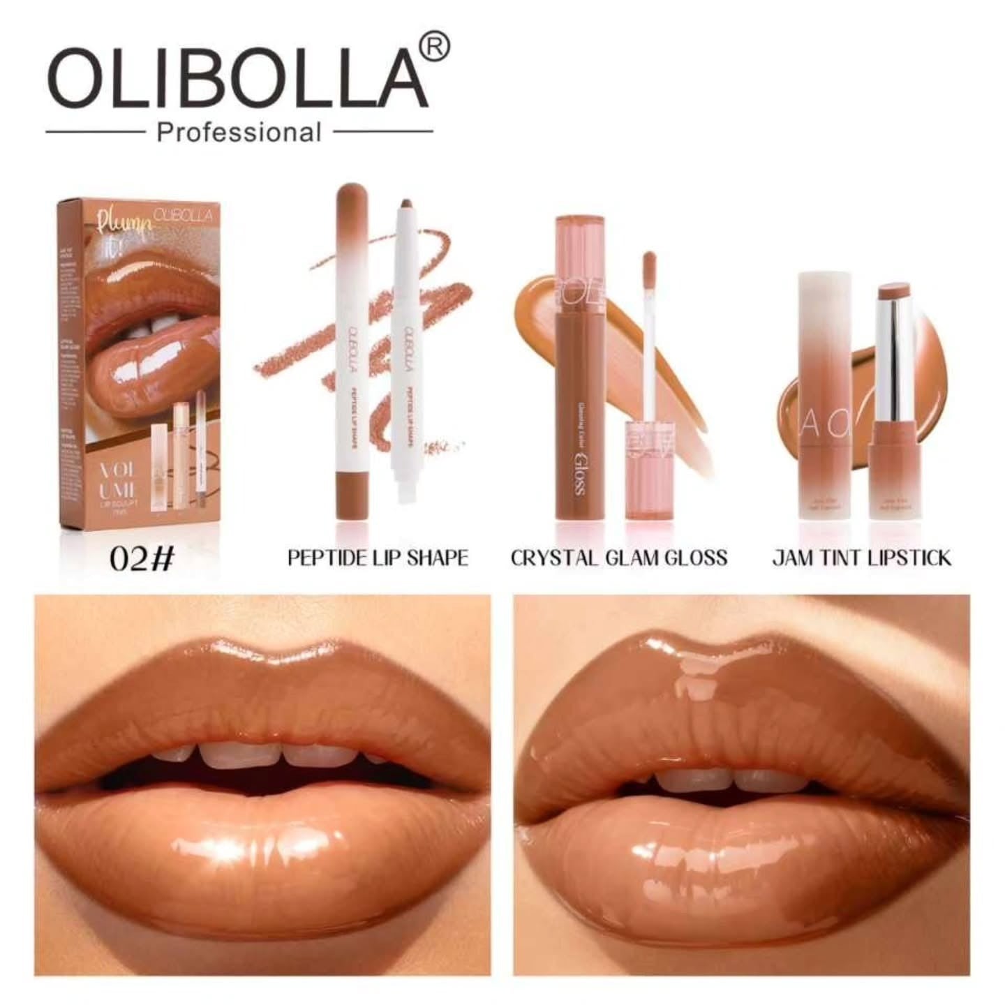 The OLIBOLLA Volume Lip Sculpt Trio