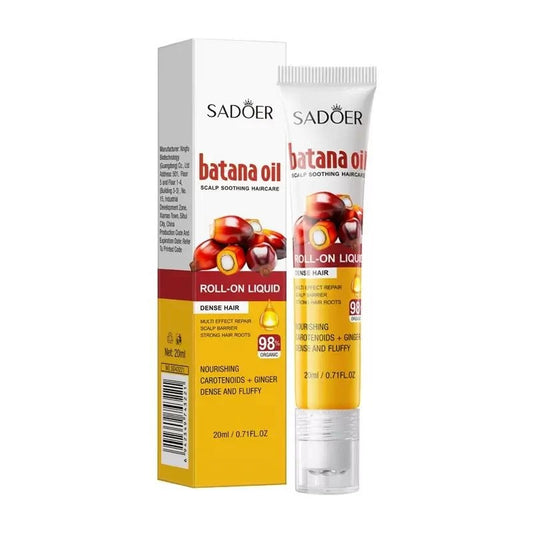 Sadoer Batana Oil Scalp Soothing Roll-On | Dense Hair Treatment
