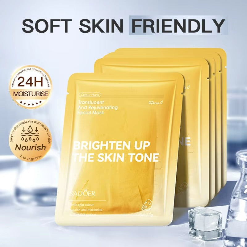 Sadoer Vitamin C Transparent Skin Face Mask Moisturizing and Hydrating Face Mask 25g