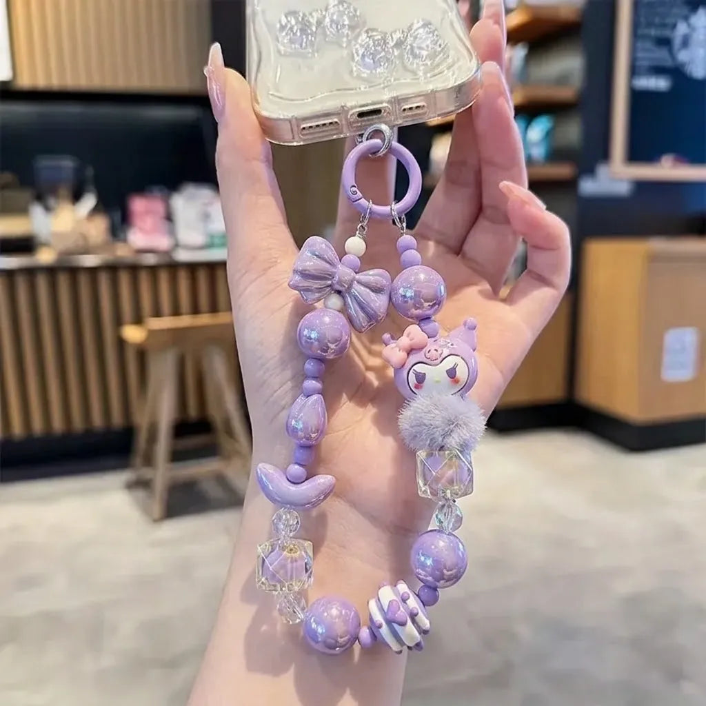 Sanrio & Kuromi Plush Phone Strap Charm