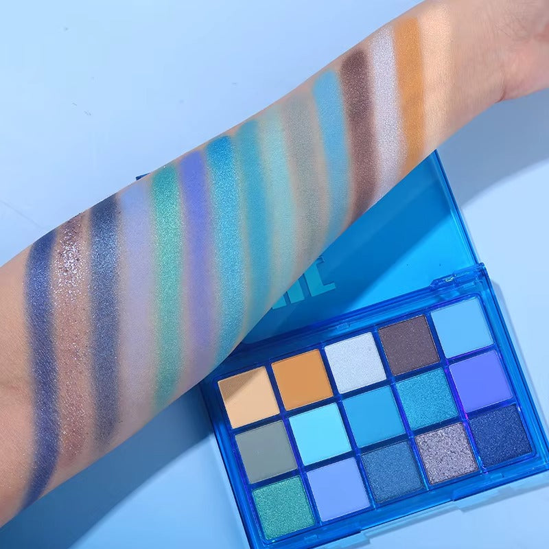 Gege Moon Blue Tonic 15 Color Eyeshadow Palette