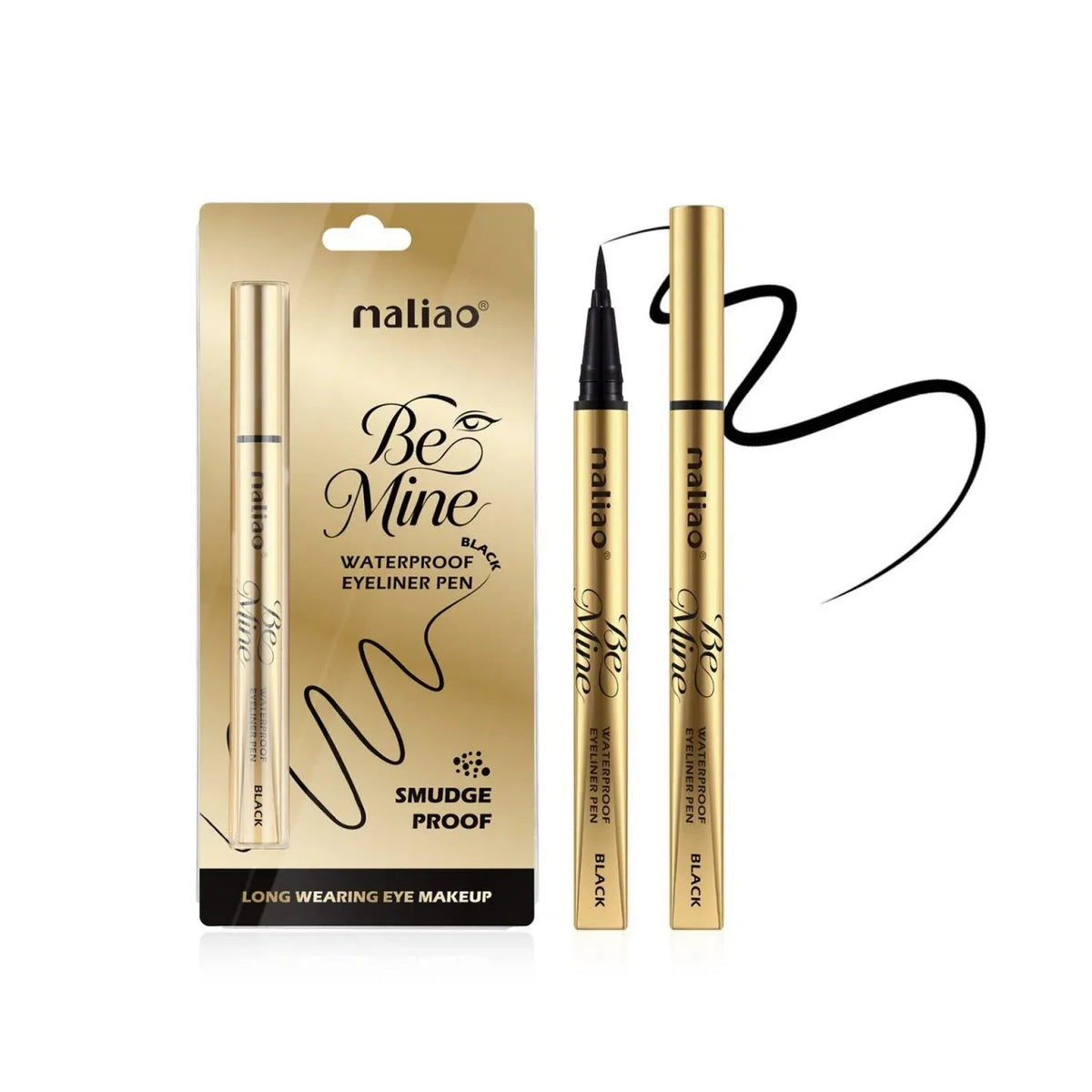 Naliao waterproof eyeliner pen with packaging on a white background