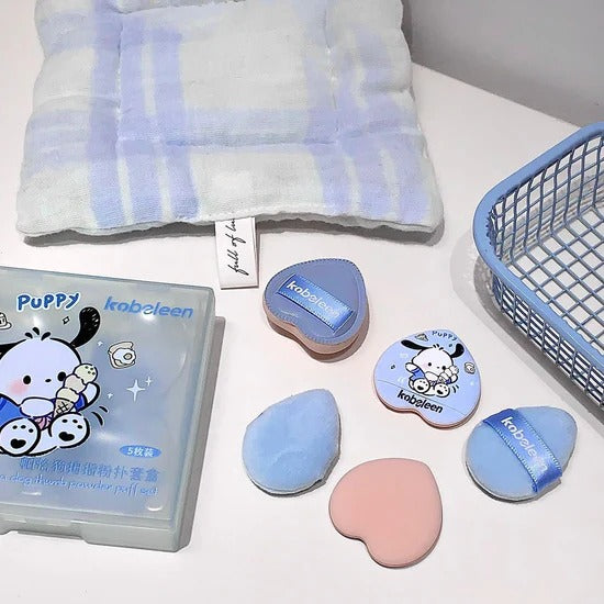 Kobeleen Puff Finger Tip Make Up 5pc Box (Random Color)