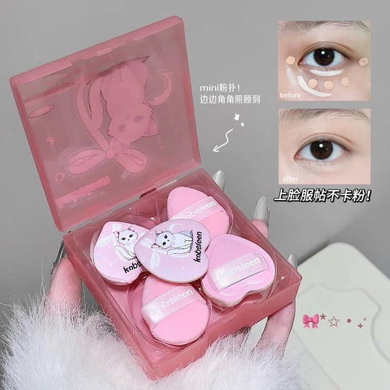 Kobeleen Puff Finger Tip Make Up 5pc Box (Random Color)