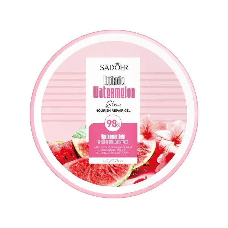 Sadoer watermelon gel packaging on a white background