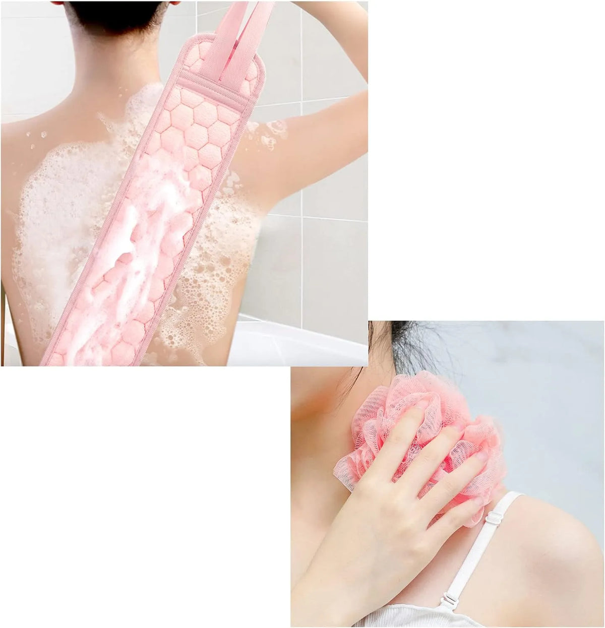 Korean-Style Exfoliating Washcloth Mitt & Body Scrubber