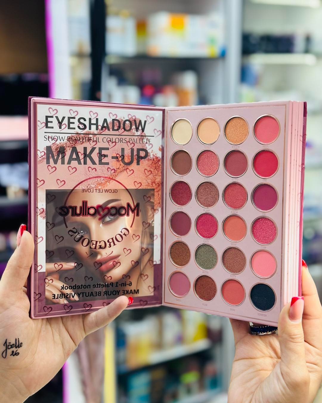 Mocallure 6 pages Book Palette