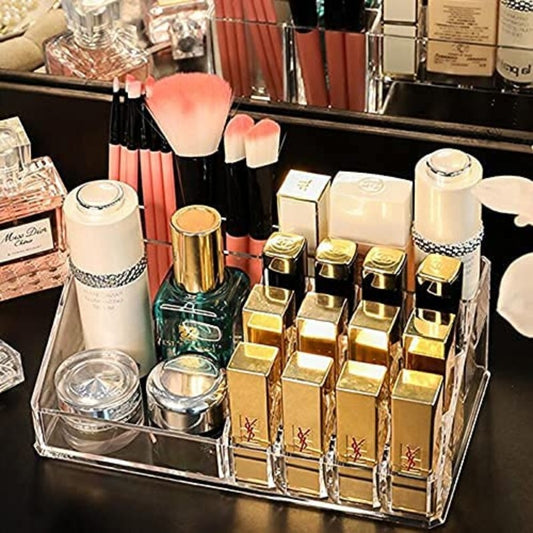 Cosmetic Organizer with Removable Drawers – Lipstick Stand & Makeup Display Holder