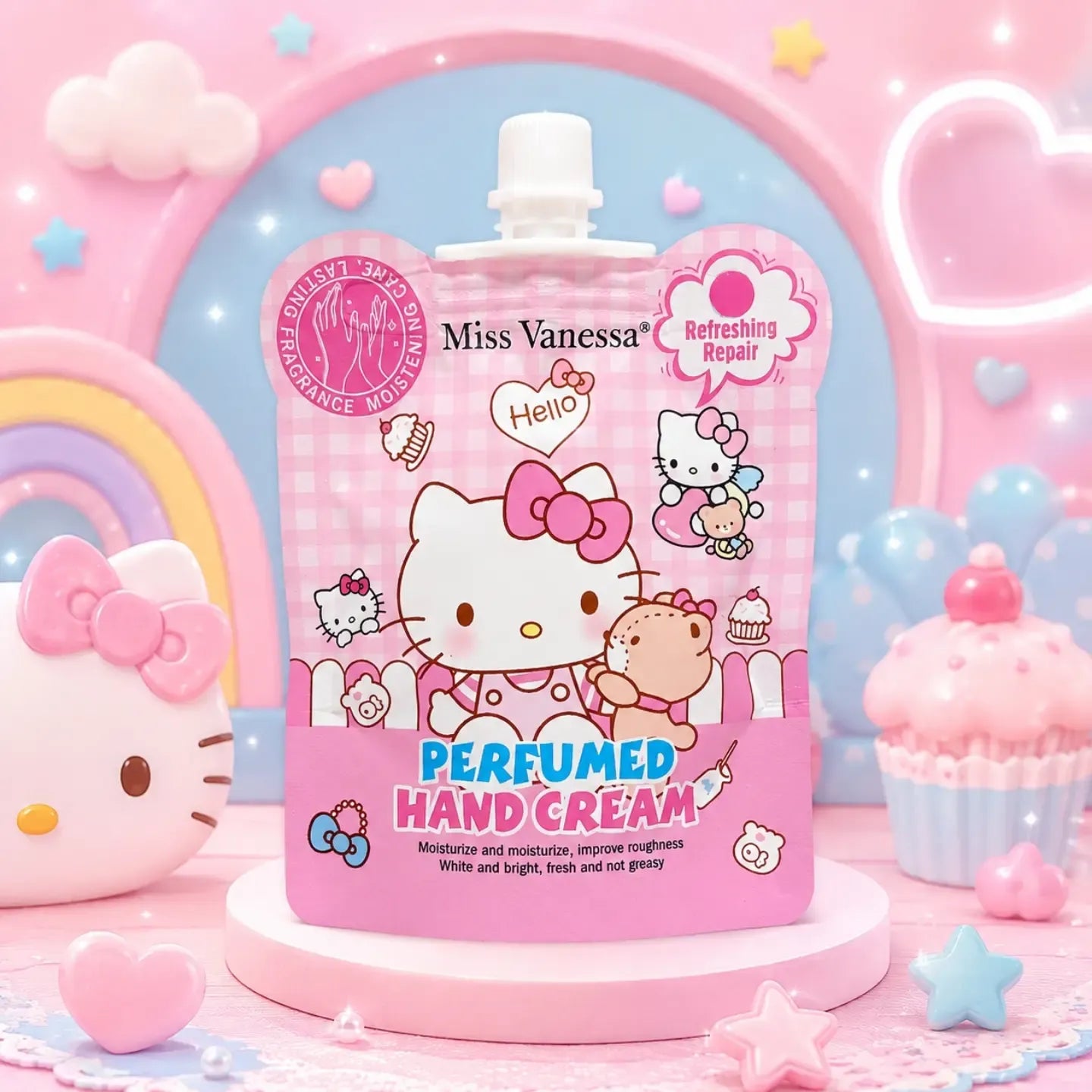 Hello Kitty Perfumed Pouch Hand Cream
