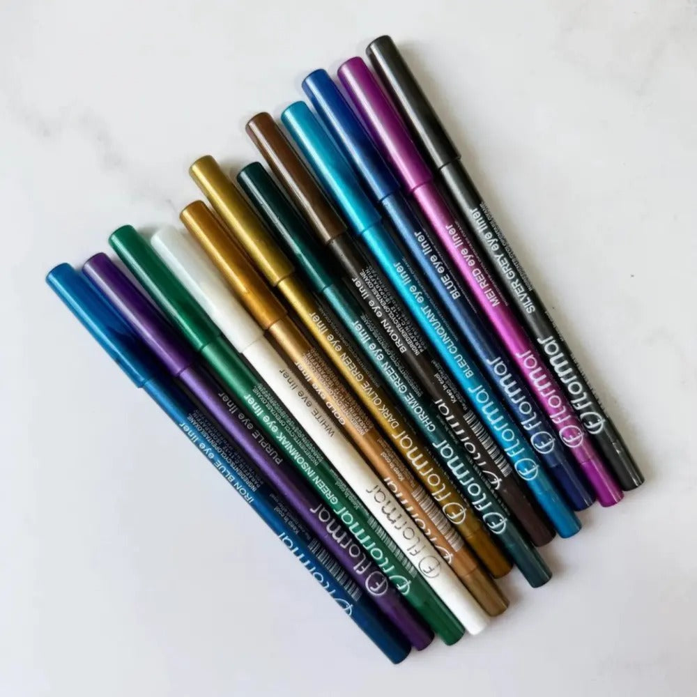 Flormar Eye Pencils Pack Of 12pc