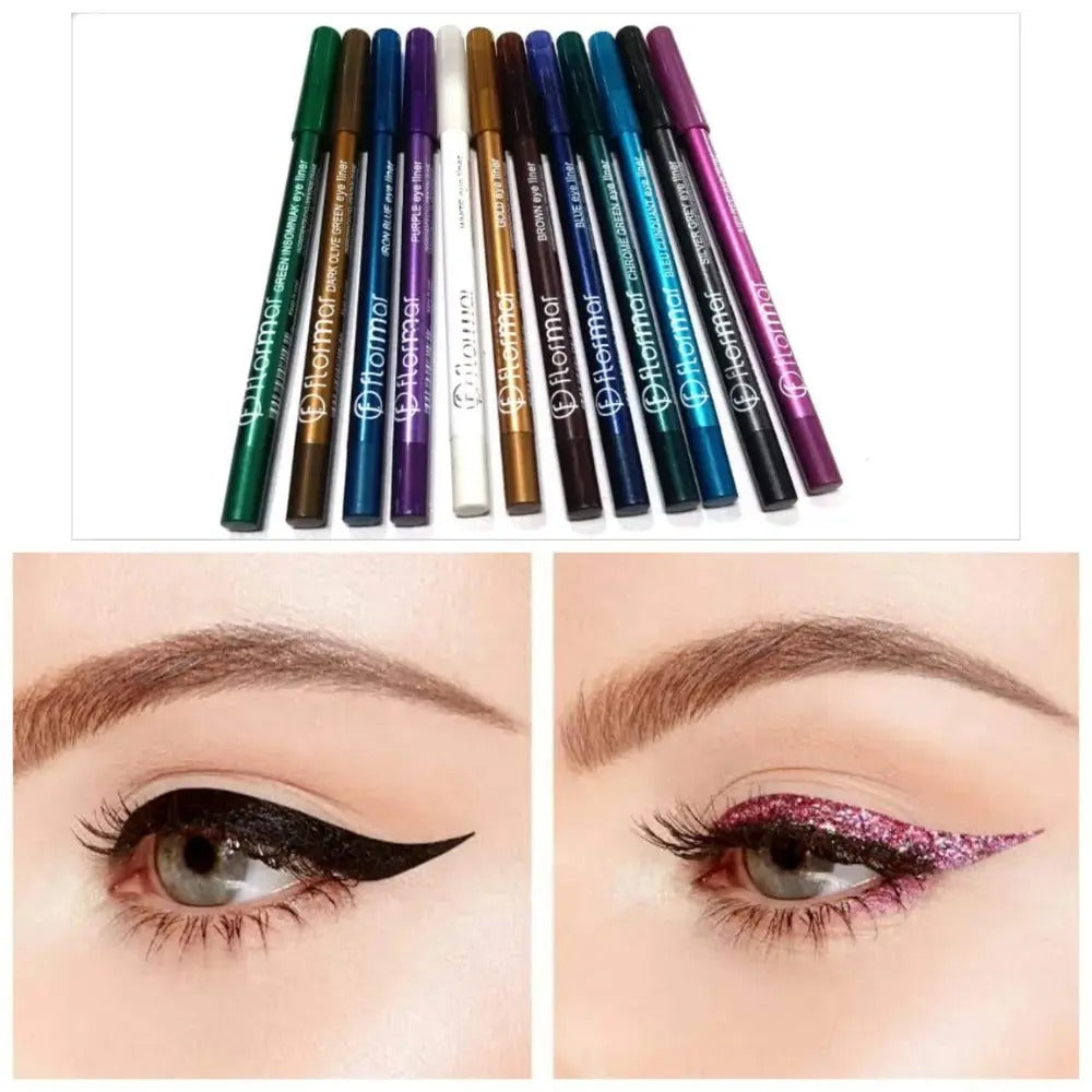 Flormar Eye Pencils Pack Of 12pc